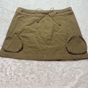 Princess Polly New With Tags Rolleston Cargo Mini Skirt Color Camel Size 6